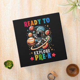 First day Kids Welcome back to School Astronaut Binder