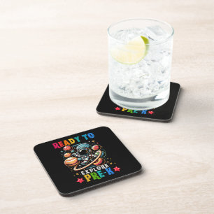First day Kids Welcome back to School Astronaut Coaster