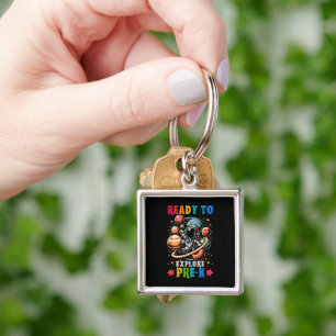First day Kids Welcome back to School Astronaut Keychain