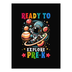 First day Kids Welcome back to School Astronaut Photo Print