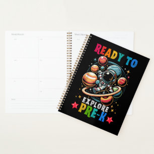 First day Kids Welcome back to School Astronaut Planner