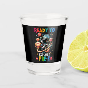 First day Kids Welcome back to School Astronaut Shot Glass