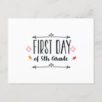 First Day of 5th Grade