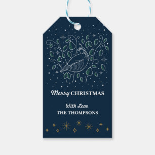 FIRST DAY OF CHRISTMAS / Christmas Gift Tag