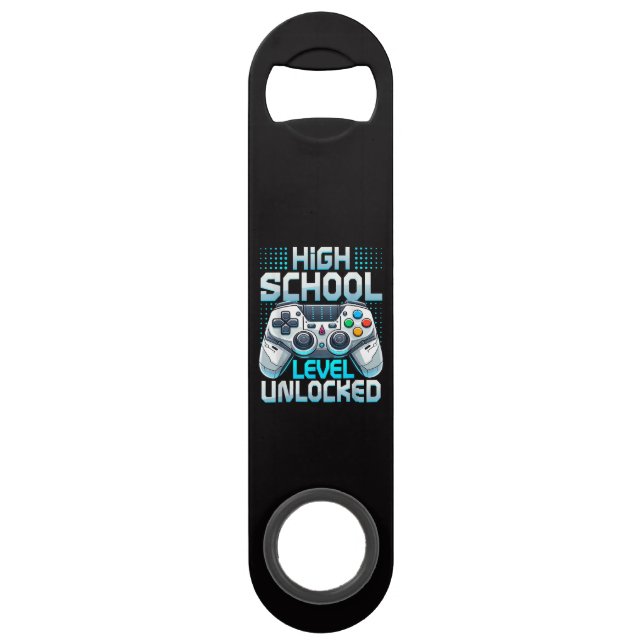 First Day of High School Level Unlocked Bar Key (Front)