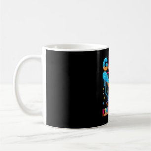 First day of kindergarten baseball drip for boys coffee mug