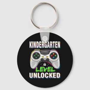 First Day of Kindergarten Level Unlocked Back To S Keychain