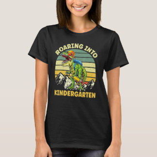 First Day Of Kindergarten Roaring Kindergarten Boy T-Shirt