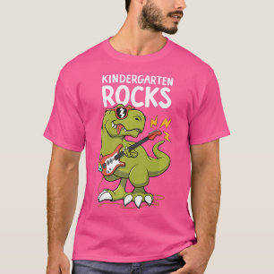 First Day Of Kindergarten Rocks T-Rex Boy T-Shirt