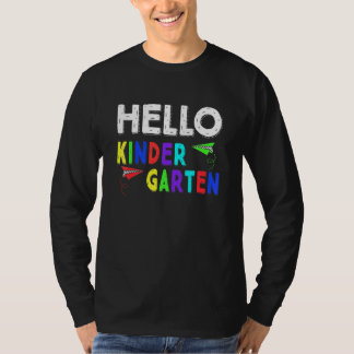 First Day Of Kindergarten Welcome Hello Kindergart T-Shirt