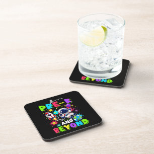 First Day of Pre-K Astronaut Space Back to School Coaster
