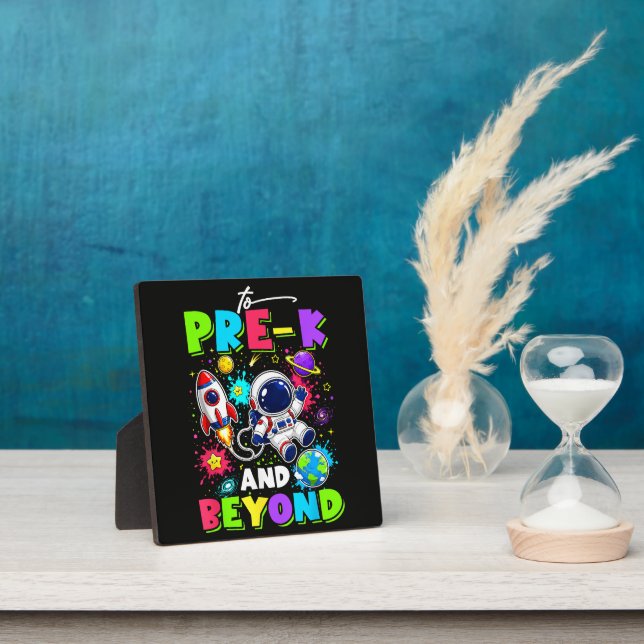 First Day of Pre-K Astronaut Space Back to School Plaque (Insitu)