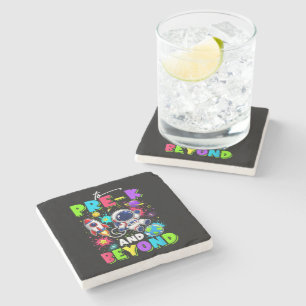 First Day of Pre-K Astronaut Space Back to School Stone Coaster