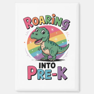 First Day of Pre-K Back to School  Magnet