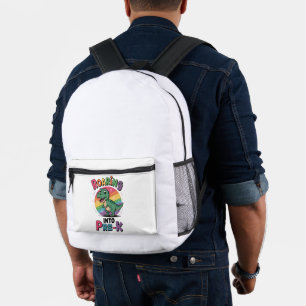 First Day of Pre-K Back to School Printed Backpack