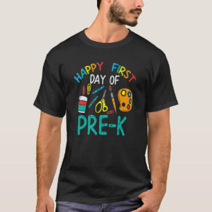 First Day Of Pre K Prek Kindergarten Boys Girl Tea T-Shirt