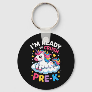 First Day Of Preschool I'm Ready To Crush Pre-k Un Keychain