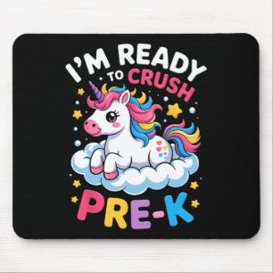 First Day Of Preschool I'm Ready To Crush Pre-k Un Mouse Pad