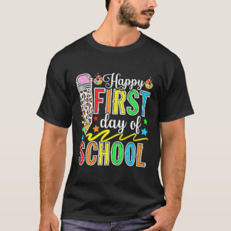 First Day Of School Back To School Teacher Student T-Shirt