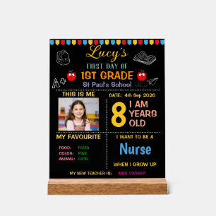 First Day of School Board,Back to School Sign
