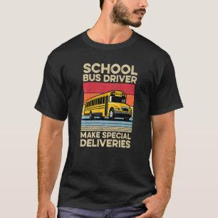 First Day Of School Bus Driver Men Women  Bus Driv T-Shirt