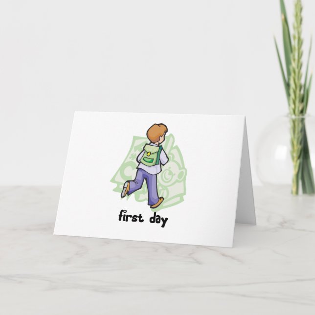 First Day Of School Card (Front)