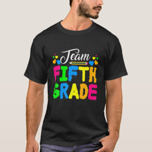 First Day Of School Cute Team Fifth Grade Boy Girl T-Shirt