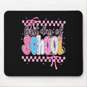 First Day Of School Floral Bundle For Teacher  Mouse Pad
