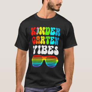 First Day Of School Kindergarten Vibes Cute First T-Shirt