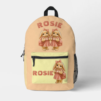 FIRST DAY OF SCHOOL MEMENTO PRINTED BACKPACK