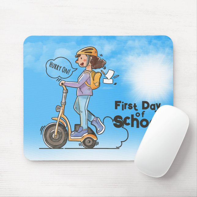 First Day of School |  Mouse Pad (With Mouse)