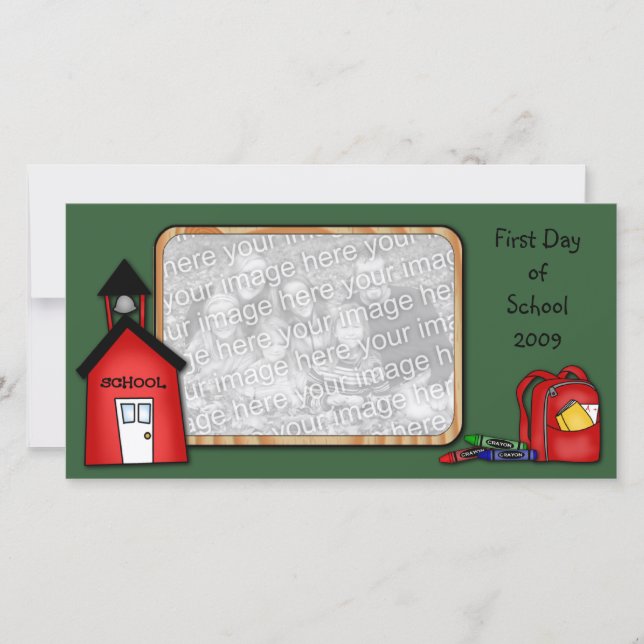 First Day of School photo cards (Front)