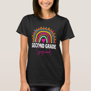 First Day Of School Second Grade Squad Team Teache T-Shirt