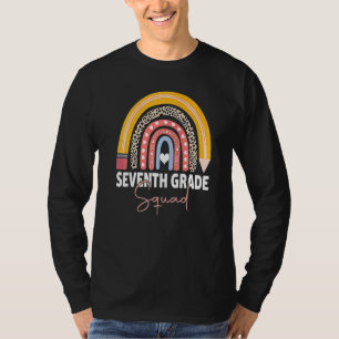 First Day Of School Seventh Grade Squad Team Teach T-Shirt