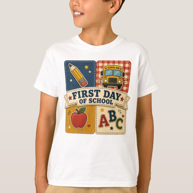 First Day of School Shirt, Back to School Tee (Front)