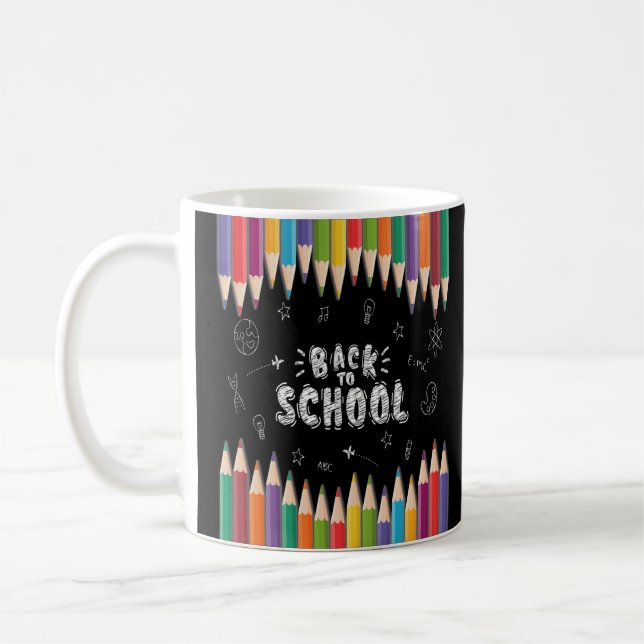  First Day Of School Shirt, Welcome Back To School Coffee Mug (Left)