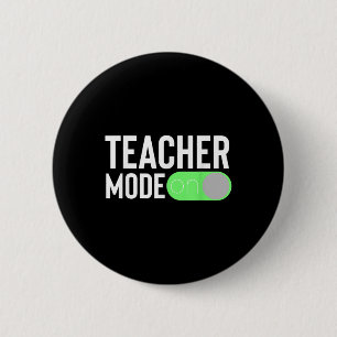 First Day Of School Teacher Design For Back To Sch 2 Inch Round Button
