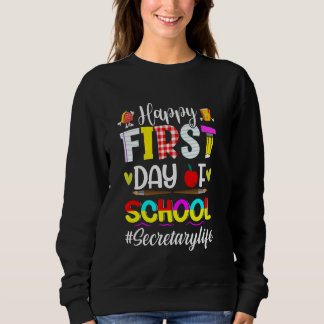 First Day Of School Tees For Secretary Womens Mens