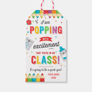 First Day of School Welcome Back To School  Gift T Tags