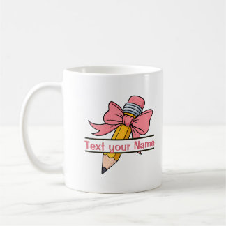 First day of school with options to personalize coffee mug