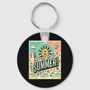 First Day Of Summer Keychain