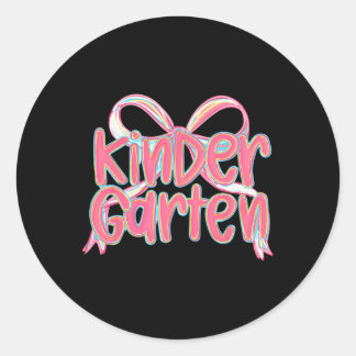 First Day Of Third Grade Floral Bundle For Teacher Classic Round Sticker