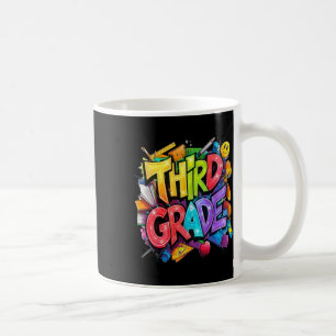 First Day Of Third Grade Floral Bundle For Teacher Coffee Mug