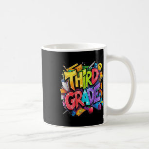 First Day Of Third Grade Floral Bundle For Teacher Coffee Mug