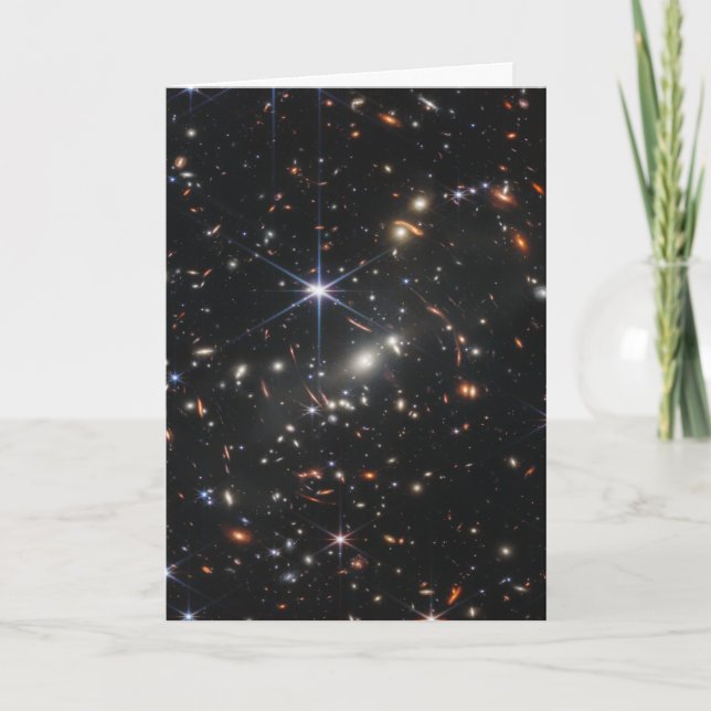 First Deep Field of Universe from James webb Card (Front)