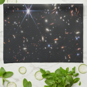First Deep Field of Universe from James webb Kitchen Towel