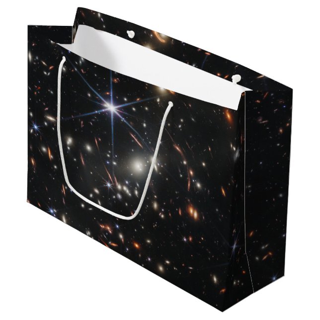 First Deep Field of Universe from James webb Large Gift Bag (Front Angled)