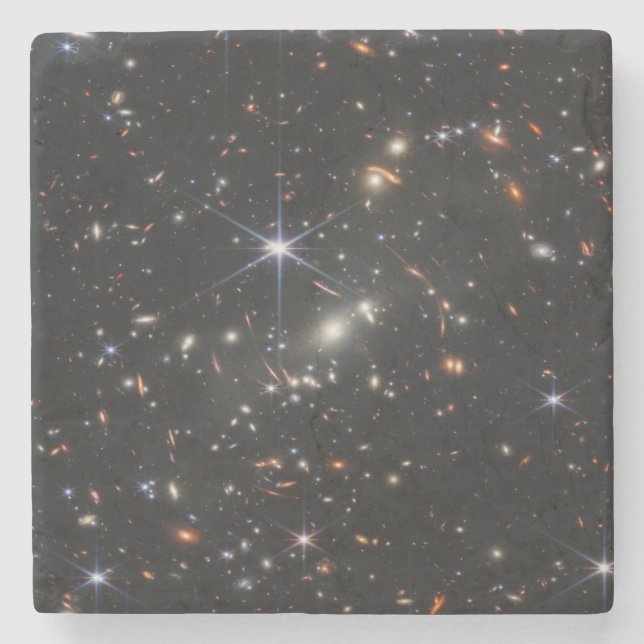 First Deep Field of Universe from James webb Stone Coaster (Front)