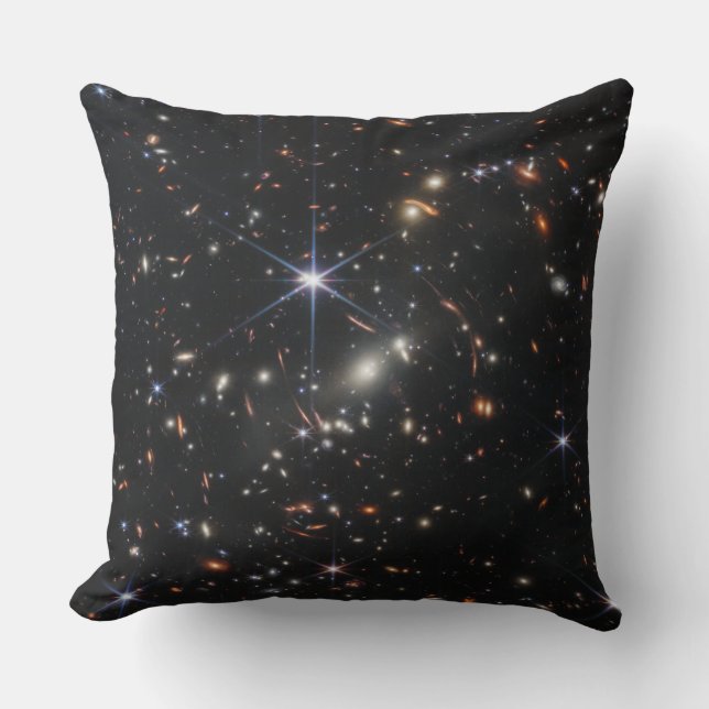 First Deep Field of Universe from James webb Throw Pillow (Front)
