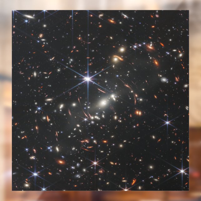 First Deep Field of Universe from James webb Window Cling (Sheet 2)